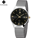 WWOOR  Ultra Thin  Quartz Wristwatch