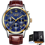 LIGE Fashion Sport Mens Watches