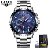 LIGE Watch Men Fashion Sport