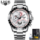 LIGE Watch Men Fashion Sport