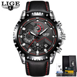 LIGE Watch Men Fashion Sport