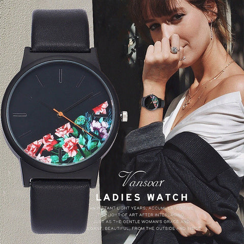 Vintage Leather Women Watches