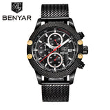 BENYAR Luxury Brand Sport Chronograph